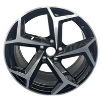 Rueda de Aleación de Aluminio de 18 Pulgadas, 8J ET44, 5x112 PCD, 57.1 CB, Multirradio, Nueva, para Magotan, con Acabado Negro, de Repuesto