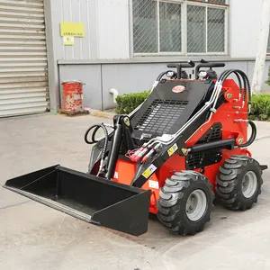 Skid steer loader mini skid steer Collocation bucket bulldoser Filler garpu peniup salju Agitator Trailer Hammer