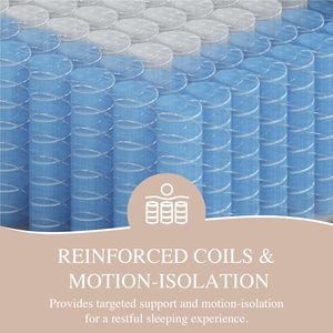 14-inch giấc ngủ sâu nén Túi mùa xuân Gel Bộ nhớ bọt thân thiện với môi Nệm thiết kế hiện đại vua nữ hoàng Kích cỡ khách sạn trường - Product Image 4