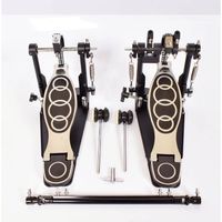 Pédale de batterie double kick à entraînement direct pour longboard, réglable, vente en gros