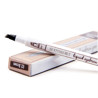 Microblading Fourche Maquillage avec Vegan Brush Imperméable À L'eau Résistant À La Sueur Cosmétique Essentiel Longue Durée Sourcils Enhancer Stylo