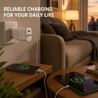 Chargeur de téléphone rapide en gros 35W PD USB C double port QC3.0 Type C adaptateur mural OEM ODM faible MOQ usine