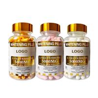 Capsules blanchissantes de haute qualité à base de L-glutathion, collagène et vitamine C antioxydante pour peaux ternes - Complément beauté naturel sans gluten
