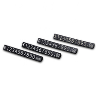 Grand 10*7mm étiquettes de prix numéro zéro prix étiquette combinée lettre Cubes bâton 24 Alphabet pour marchandises bijoux comptoir affichage signe