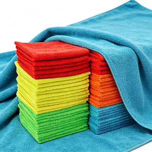 <span class=keywords><strong>Serviette</strong></span> de séchage en microfibre 30x30cm pour lavage de voiture, <span class=keywords><strong>serviette</strong></span> absorbante pour cuisine et bar, chiffons de nettoyage en microfibre pour dépoussiérage de table - Product Image 1