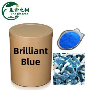 高品质食品级亮蓝色颜料着色剂 MSDS 认证 10 公斤大包装粉末批发天然添加剂 - Product Image 1