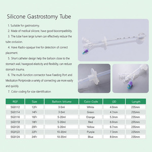 Sonde de <span class=keywords><strong>gastrostomie</strong></span> en silicone jetable 20FR pour alimentation par <span class=keywords><strong>gastrostomie</strong></span> <span class=keywords><strong>endoscopique</strong></span> <span class=keywords><strong>percutanée</strong></span> (GEP) - Product Image 5