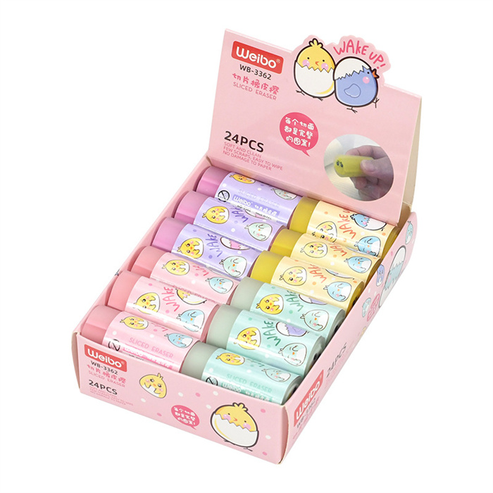 Gommes Rétractables En Forme De Patte De Chat - Lot 1/4 Pcs | Fournitures Scolaires Kawaii - 2
