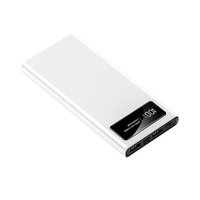 Batterie externe ultra-fine personnalisable 10000 mAh Li-Polymère, charge rapide PD 22,5 W, écran LED, multi-ports Micro USB, chargeur portable