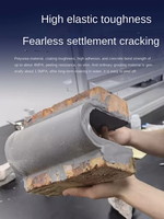 Mortier d'injection polyuréthane liquide pour scellement des fissures, joint de carrelage, imperméabilisation des murs d'entrepôt, anti-corrosion, haute performance pour salon