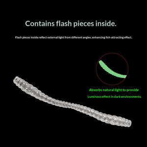 शीर्ष दाएं 0.18g 3.5 सेमी 0.57 ग्राम 5.5 सेमी सिमुलेशन मिट्टी नरम लाल कीड़े स्नान - Product Image 5