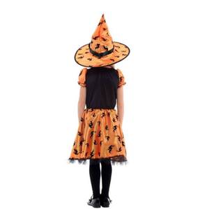 Robe de princesse pour filles HP, robe fleurie élégante, vente en gros d'usine, robes d'Halloween pour enfants - Product Image 3