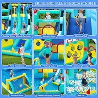 FBSPORT Château Gonflable Commercial Personnalisé avec Logo pour Enfants, Idéal pour la Location de Fêtes et Événements