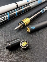 Queue de billard Premium Predator POINOS BK Rush pour saut et bris, avec corps en érable importé, fût en acier inoxydable Uni-Loc et technologie Black Technology