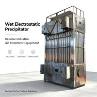 Précipitateur électrostatique tubulaire WESP pour l'unité industrielle de four de fusion de zinc et de plomb, pour la purification des fumées de métaux lourds