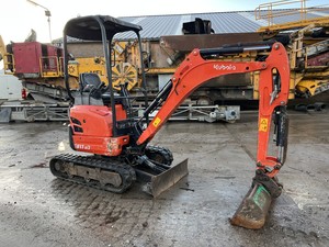 Utilisé pour Kubota U17-3A Mini Excavator 1.6 tonnes Japon Tracteur à chenilles avec pompe à roue 4WD et composants du moteur à vendre - Product Image 6