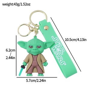 Nouveau porte-clés Hot Wars, pendentif Mandalorian, Yoda, bébé Stormtrooper, cadeau festif - Product Image 4
