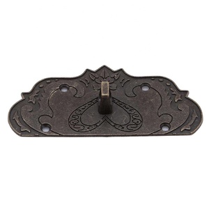 5 Cái Chốt Cửa Tủ Hộp Bằng Đồng + Khóa Cổ Trung Quốc Phụ Kiện Nội Thất Đồ Kim Khí Trung Quốc Cổ Điển - Product Image 3