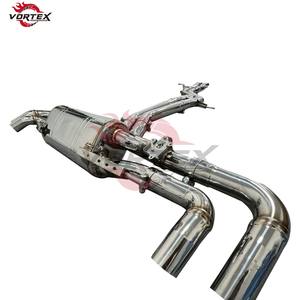 Escape Catback Valvetronic de Alto Flujo Vortex SS304, Pulido Espejo, Soldadura de Escamas de Pescado, con Sonido Deportivo para AUDI RSQ8 2019-2024 - Product Image 5