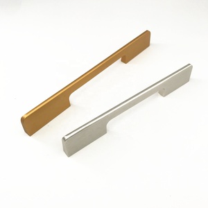 Foshan Kosin MLP11 Home Furniture Kitchen Interior <strong>Door</strong> Handle Brush Black Handle - Product Image 2