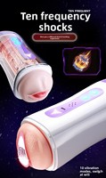 Godet de masturbation à motifs imprimés, vibrations activées par la voix, entraîneur de pénis automatique, jouet sexuel pour hommes, vente en gros, Ningbo