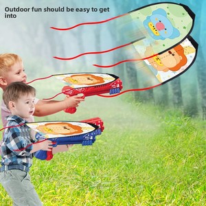 <span class=keywords><strong>Pistola</strong></span> de Juguete de Espuma Elástica de Plástico para Niños, Juguete de Exterior, <span class=keywords><strong>Pistola</strong></span> Ligera para Lanzar Cometas Voladoras, Venta al por Mayor, Edades 0-24 Meses - Product Image 4