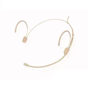 Wholesale Kondensor Warna Kulit Headworn Headset Rekaman Mikrofon Kabel Mikrofon