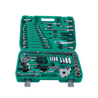 121-teiliger Steckschlüsselsatz aus Chrom-Vanadium-Stahl, metrisches Handwerkzeug-Set mit Hartschalenkoffer für Auto-Reparatur, Heim und Garage, OEM&ODM
