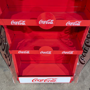 Exhibidor Metálico <span class=keywords><strong>de</strong></span> Bebidas para Supermercado, Exhibidor <span class=keywords><strong>de</strong></span> Piso <span class=keywords><strong>de</strong></span> Múltiples Niveles para Refrescos - Product Image 5