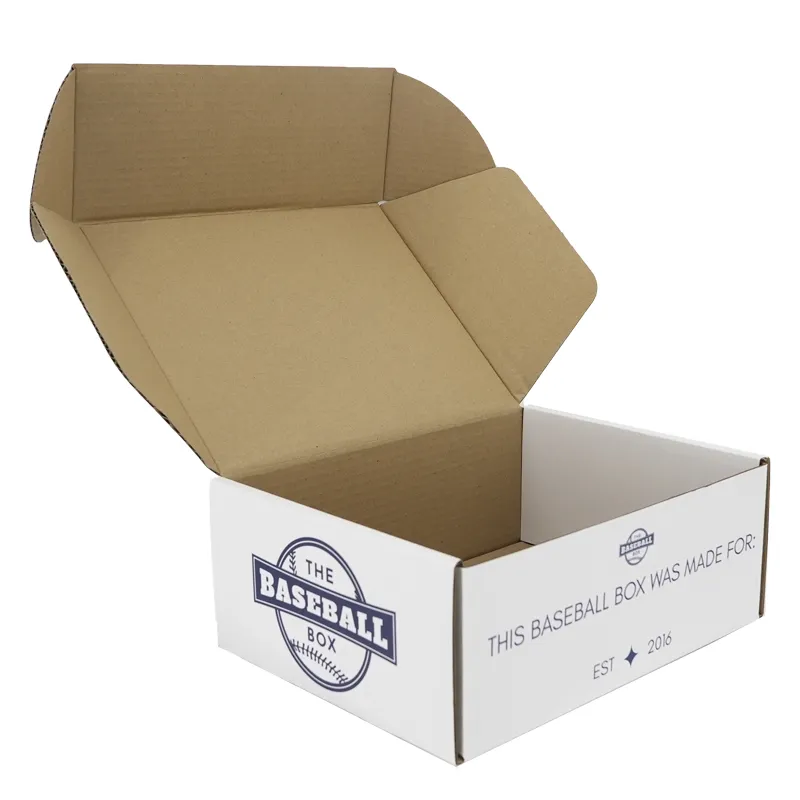 Heavy Duty Custom Corrugated Mailer Box B flute 3mm Thick Cardboard Shipping Packaging Subscription Box