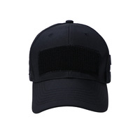 Casquette de baseball tactique unisexe en nylon brodé à 6 panneaux, visière rigide, couleur unie, toutes saisons