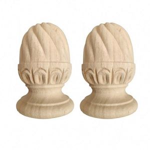 Custom Solid Wood Furniture Legs Bun Feet for <b>Sofa</b> Chair Ottoman Dresser Foot-Hospital Outdoor Living Room Bedroom Use - Product Image 5