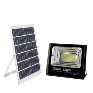100W <strong>LED</strong> Solar Flood Light Waterproof <strong>Outdoor</strong> <strong>Spotlight</strong> Garden Wall Lamp with Remote Control IP67 Rating - Product Image 1