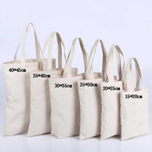 Bolsa de lona de algodón personalizada de gran capacidad para bolsas de compras reutilizables - Product Image 4