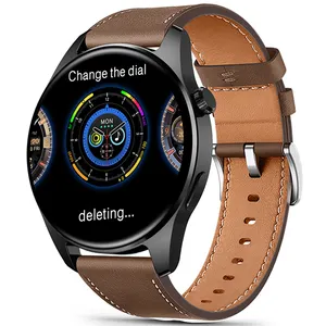 VALDUS Scratch Resistant Glass NFC Access Unlocking Wearable Devices Built in Accurate Compass Fashion Smart Watch HK4 H