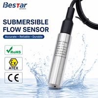 Hochpräziser 0,5% 4-20mA Analoger Hydrostatischer Tauchbarer Wasserstand-Transmitter IP68 Flüssigkeitsstandsensor aus 316L Material