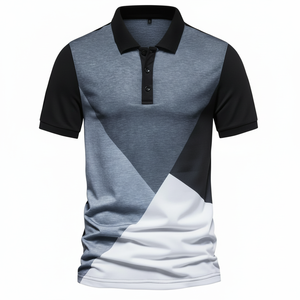 Polo cómodo para hombre de Color sólido de la mejor calidad para hombre adulto de talla grande Polo de verano para hombre - Product Image 1