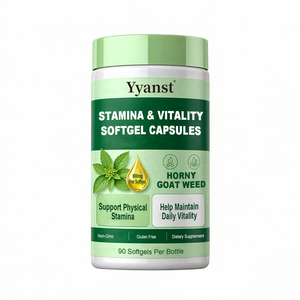 Capsules Molles Stamina & Vitality 800mg 90pcs Supplément Alimentaire Herbal à base de Horny Goat Weed Aide à Maintenir la Vitalité Quotidienne OEM/ODM - Product Image 1