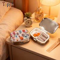 Boîte de rangement métallique Topjlh pour sublimation, étui organisateur portable vierge, imprimable pour transfert thermique, impression DIY, cadeau personnalisé