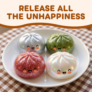 ของเล่นบีบจำลองซาลาเปาไส้ต่างๆ เนื้อนุ่ม บีบแล้วคืนตัวช้า ของเล่นบีบคลายเครียด สำหรับเด็กและผู้ใหญ่ - Product Image 4