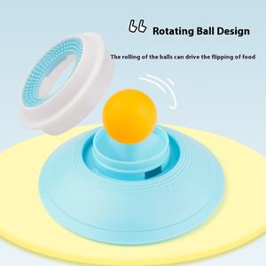 Sınır ötesi yeni çevre dostu yavaş yiyecek kasesi köpekler kediler için <span class=keywords><strong>Pet</strong></span> vantuz ile yalamak kase kaçak ped enerji tasarrufu kedi oyuncak - Product Image 3