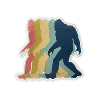 Patch Bigfoot Brodé Sasquatch Yeti Créature Mythique de Noël Appliqué Thermocollant pour Veste de Plein Air Sac Décoration DIY
