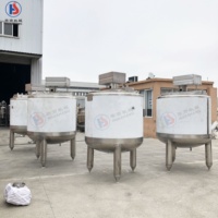 Cuve de mélange en acier inoxydable à prix départ usine pour sirops, homogénéisateur, agitateur, émulsifiant