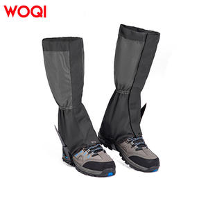 Guêtres de randonnée Woqi 55x42cm Gris Imperméables Durables Guêtres de neige d'extérieur Unisexe Boucles réglables - Product Image 3