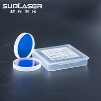 Ventana Protectora de Fibra Láser SUPLASER D24.9 D27.9 D37mm, Lente Óptica de Alta Calidad de 1064nm para Piezas de Máquinas de Corte Láser