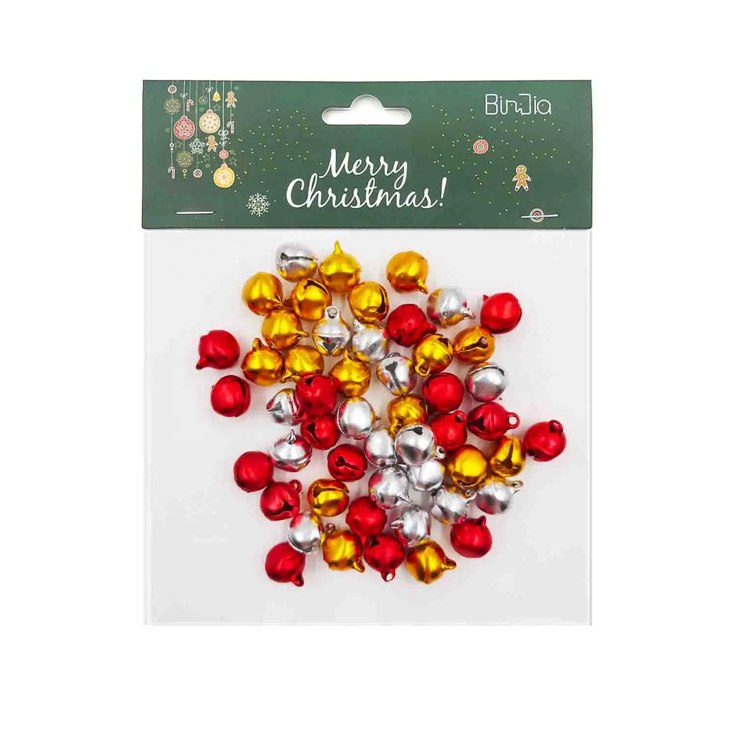 10MM Jingle Bells Iron Beads Festival Party /Christmas Tree Decorations/DIY Crafts Accessories