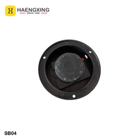 Luces Estroboscópicas de Advertencia Hengxing SB04 Recargables de 12V con Interruptor Externo, Base Magnética ABS y LED Rojo Intermitente para Autos