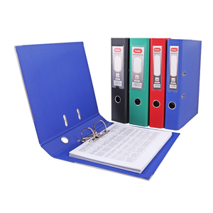 Foska nhiều màu sắc đôi kích thước không thấm nước PVC chất liệu A4 FC Kích thước đòn bẩy Arch tập tin với Mạnh mẽ Lịch thi đấu nhanh chóng lao động Clip - Product Image 1