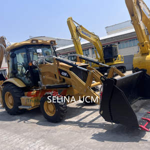 Nouveau Retroexcavadora CAT420 CAT426 CAT416 CAT432 4x4 Caterpillar 420F 420F2 chargeuse sur pneus 8 tonnes charge nominale bras d'extension moteur - Product Image 1
