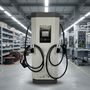 สถานีชาร์จรถยนต์ไฟฟ้าแบบเร็ว 480 กิโลวัตต์ แบบหัวชาร์จคู่ สำหรับใช้งานเชิงพาณิชย์ ทนทานต่อสภาพอากาศมาตรฐาน IP54 ติดตั้งบนพื้น - Product Image 2